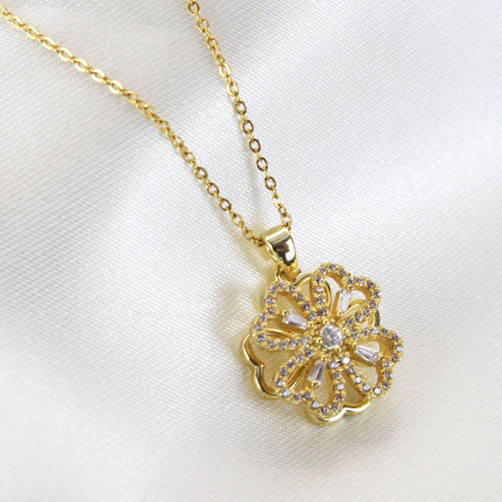 Collar trébol de Corazones 2 en 1